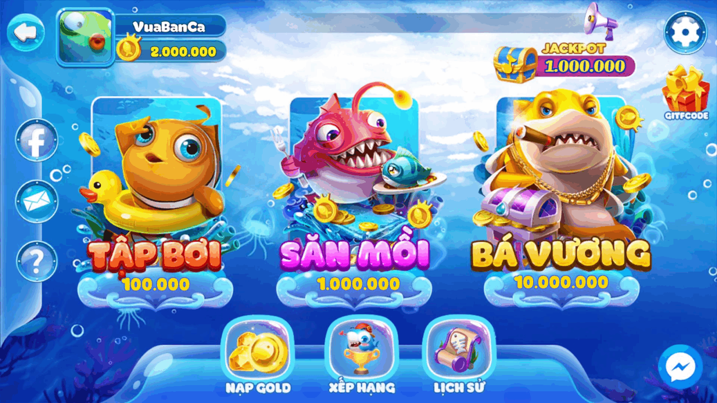 Thao tác quan trọng cần biết khi chơi game trùm bắn cá