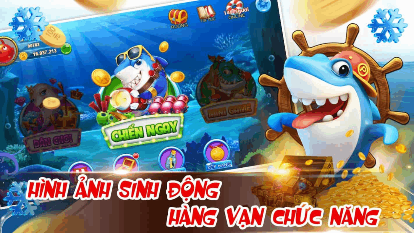 Hệ thống game trùm bắn cá đổi thưởng online